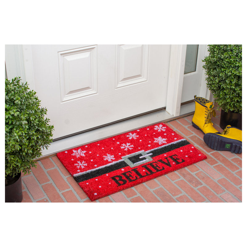 Non-Slip No Pattern Christmas Doormat