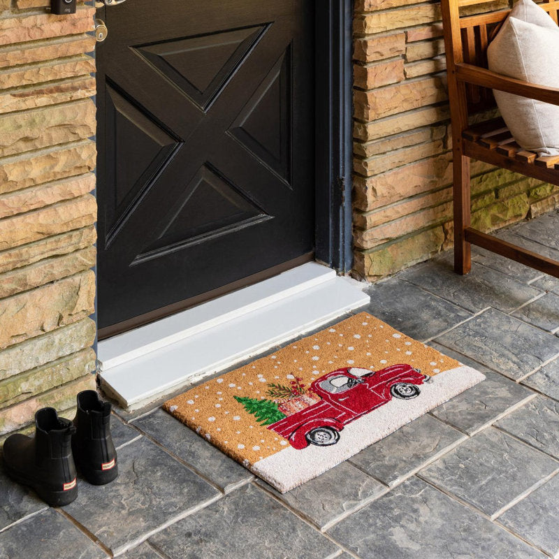 Non-Slip No Pattern Christmas Doormat