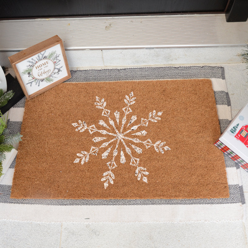Non-Slip Starburst Christmas Doormat