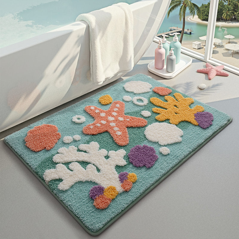 Nonâ€‘Slip Machine Washable Absorbent Soft Bath Rug