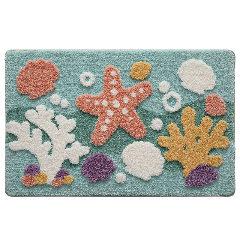 Nonâ€‘Slip Machine Washable Absorbent Soft Bath Rug