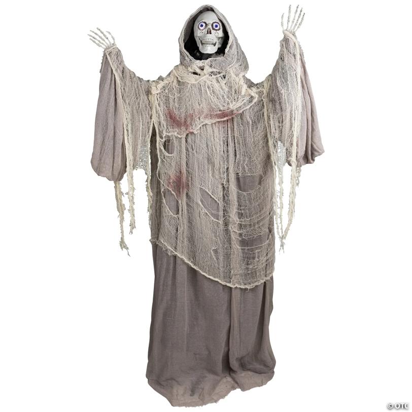 Northlight 65" Gray and Black Master of Death Standing Animated Halloween decor
