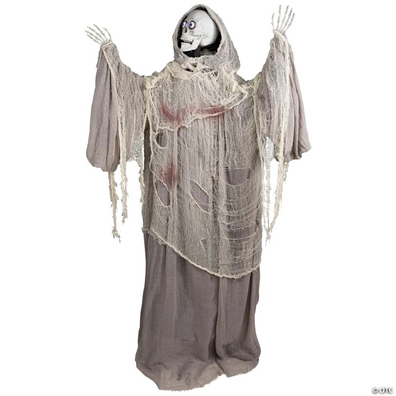 Northlight 65" Gray and Black Master of Death Standing Animated Halloween decor