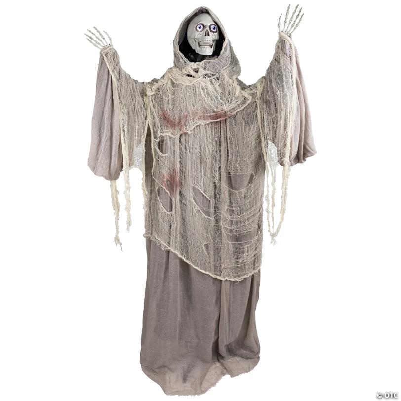 Northlight 65" Gray and Black Master of Death Standing Animated Halloween decor