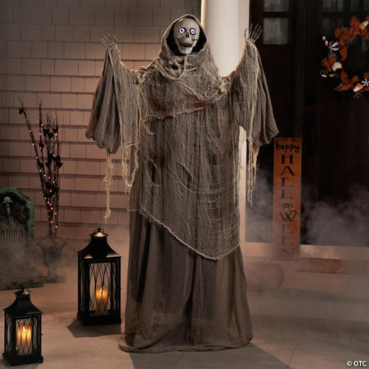 Northlight 65" Gray and Black Master of Death Standing Animated Halloween decor