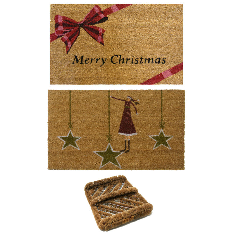 Nouvel No Pattern Christmas Doormat