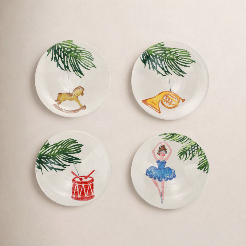 Nutcrackers Assorted Canape Plates