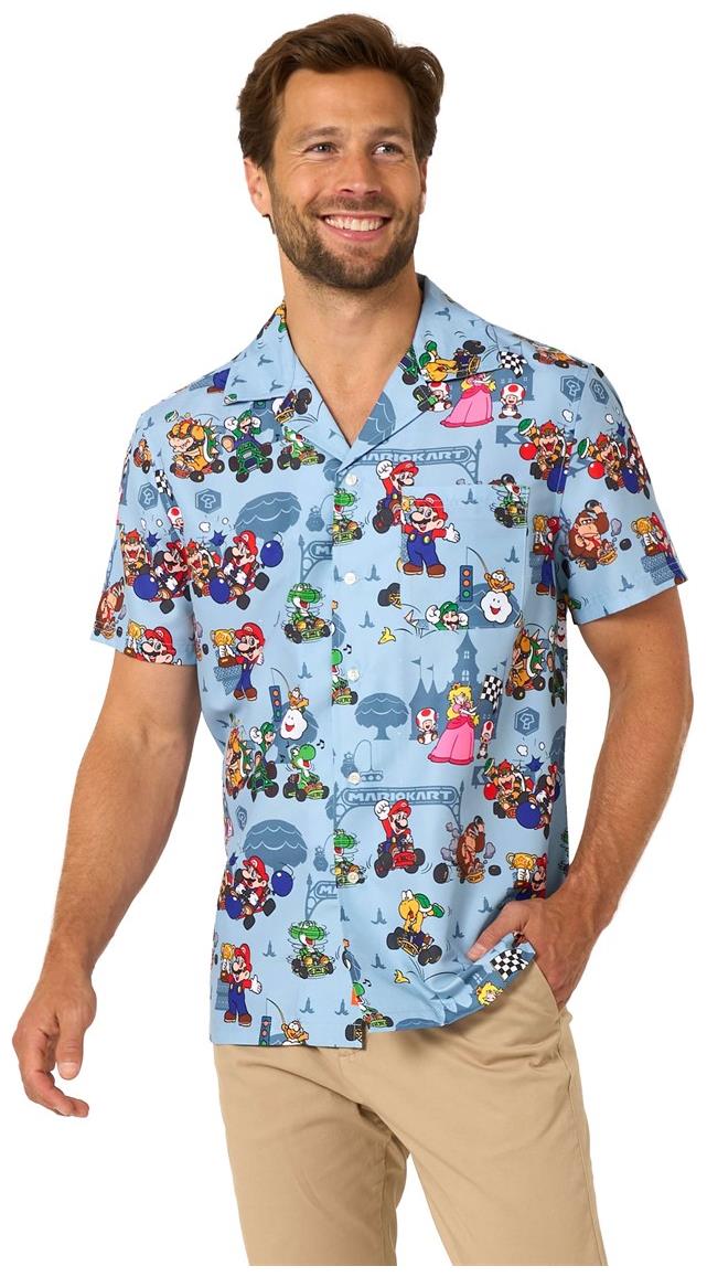 OppoSuits Men's Hawaiian Shirts Mario KartT