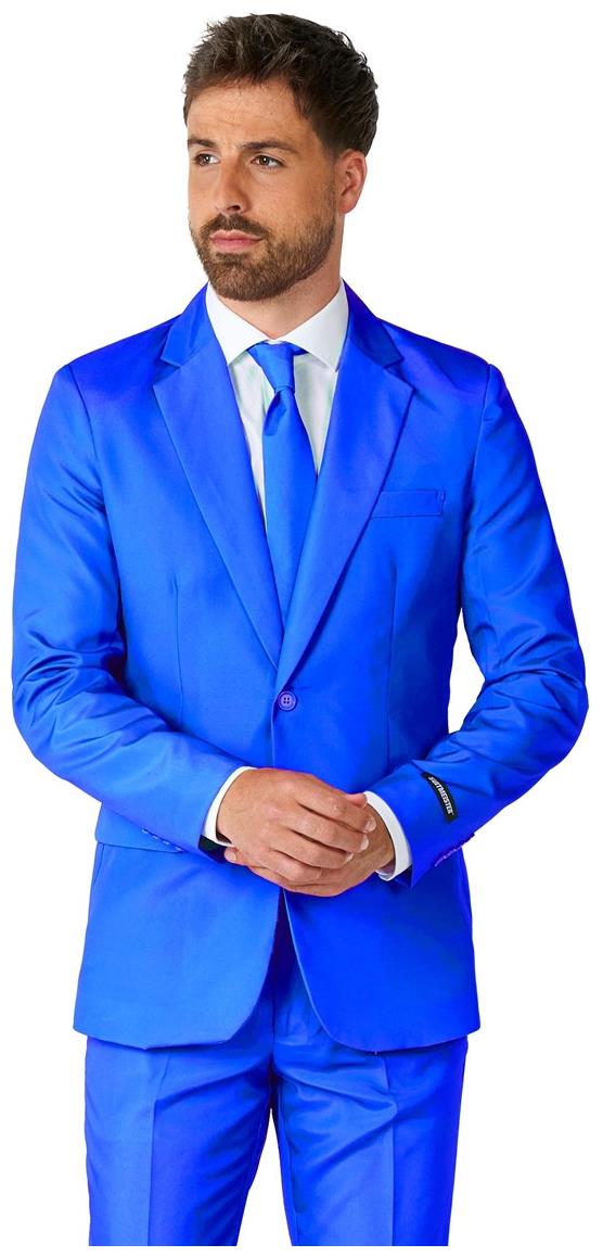 Suitmeister Men's Suits Solid Blue