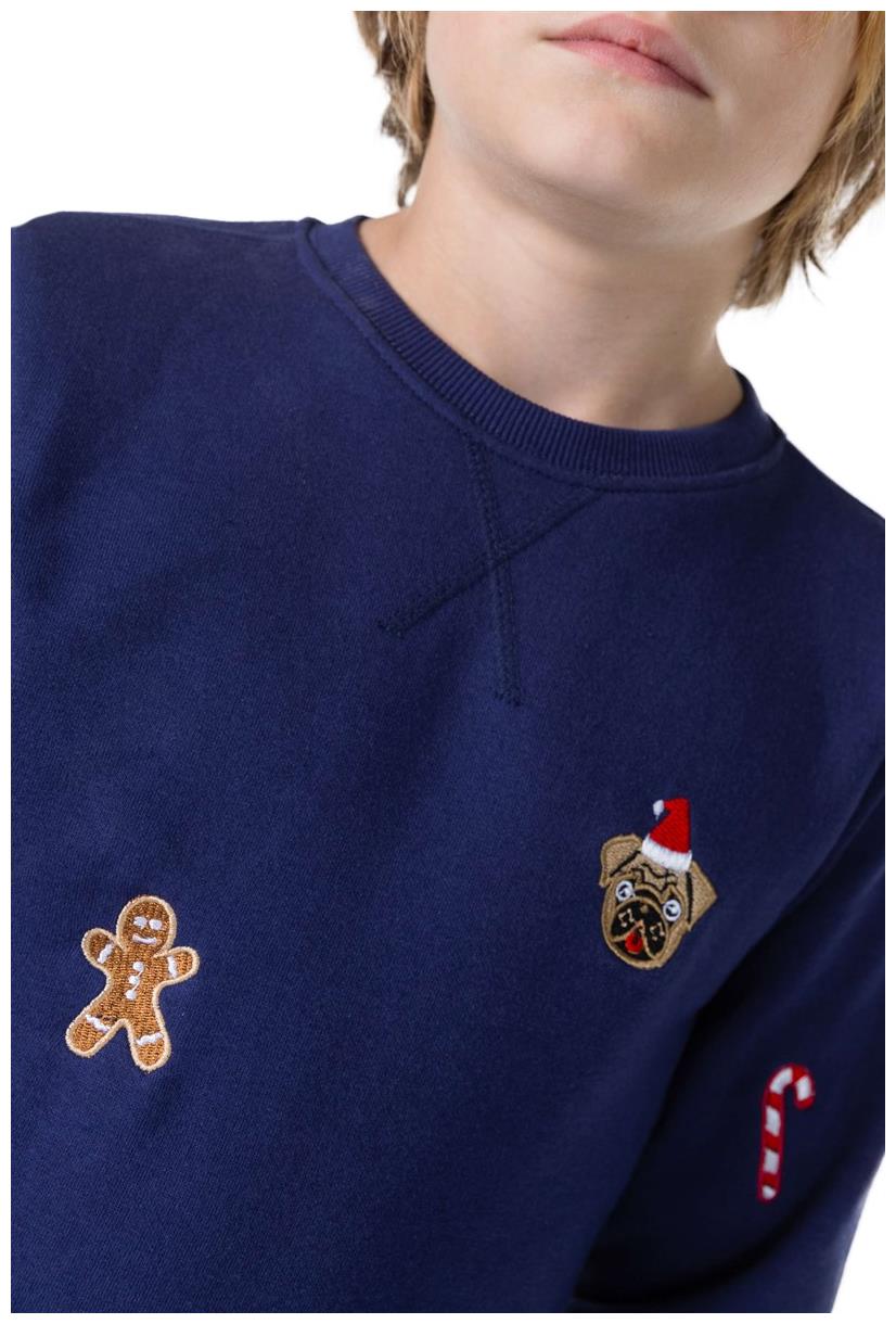 OppoSuits Deluxe Boys' Sweaters BOYS X-Mas Icons - Navy