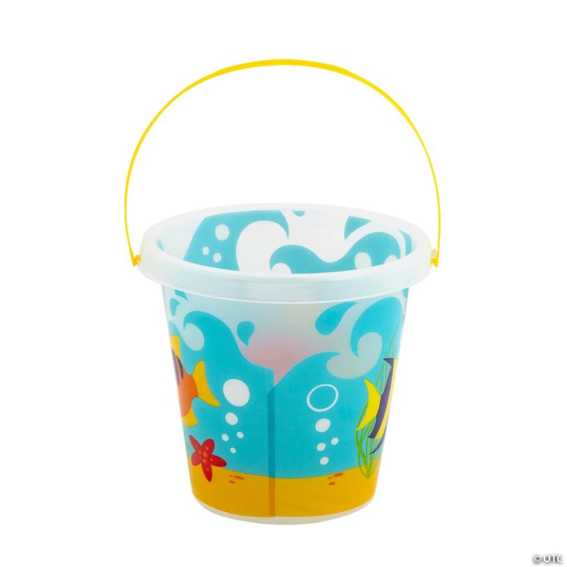 Ocean Scene Sand Buckets – 12 Pc.