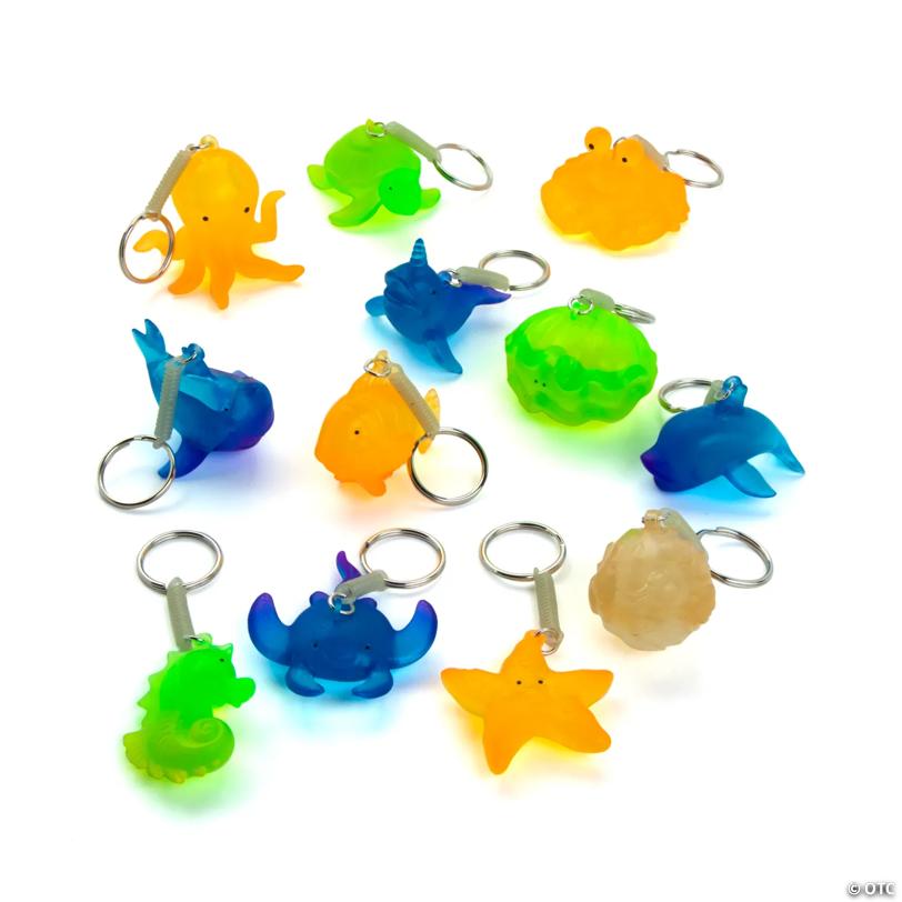 Oceanic Pal Collectible Keychains - 12 Pc.