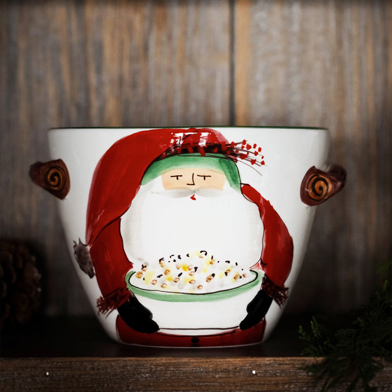 Old St. Nick Handled Deep Cereal Bowl
