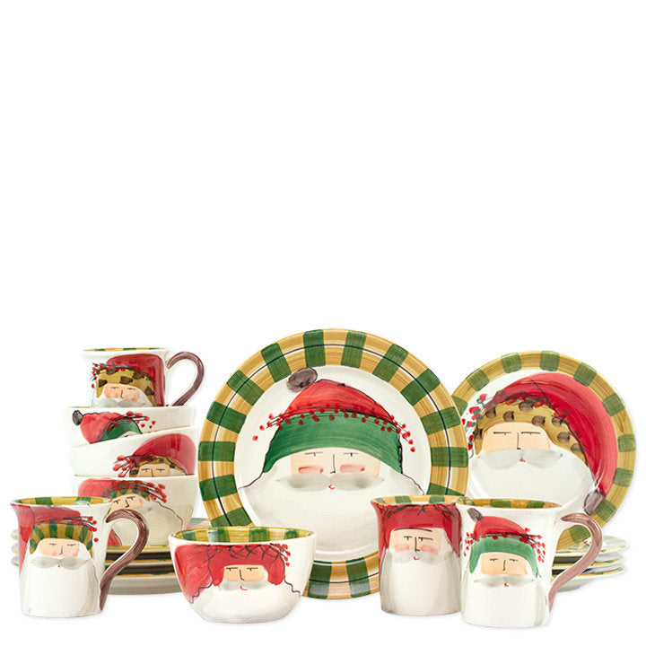 Old St. Nick Round Salad Plate - Animal Hat