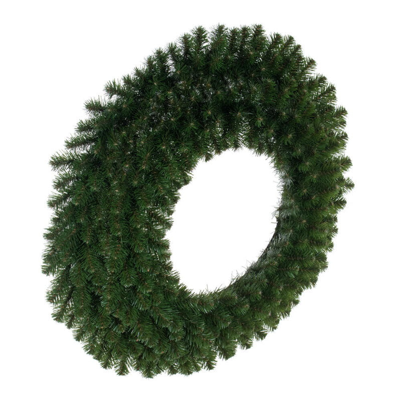 Pre-Lit Fir Christmas Wreath as a festive door display