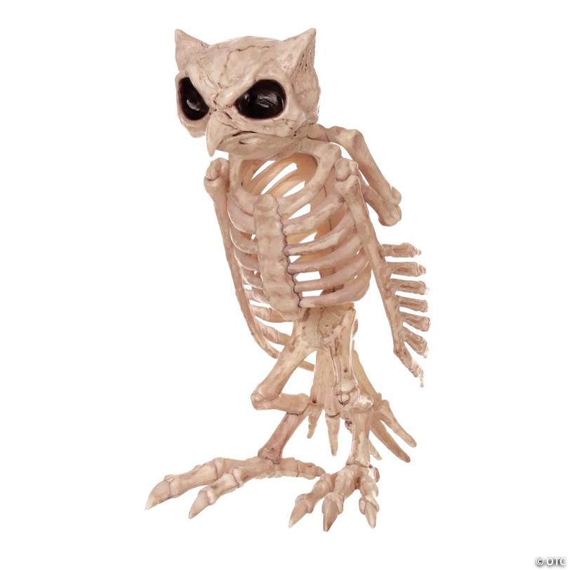 Owl Skeleton Halloween Decoration - 13