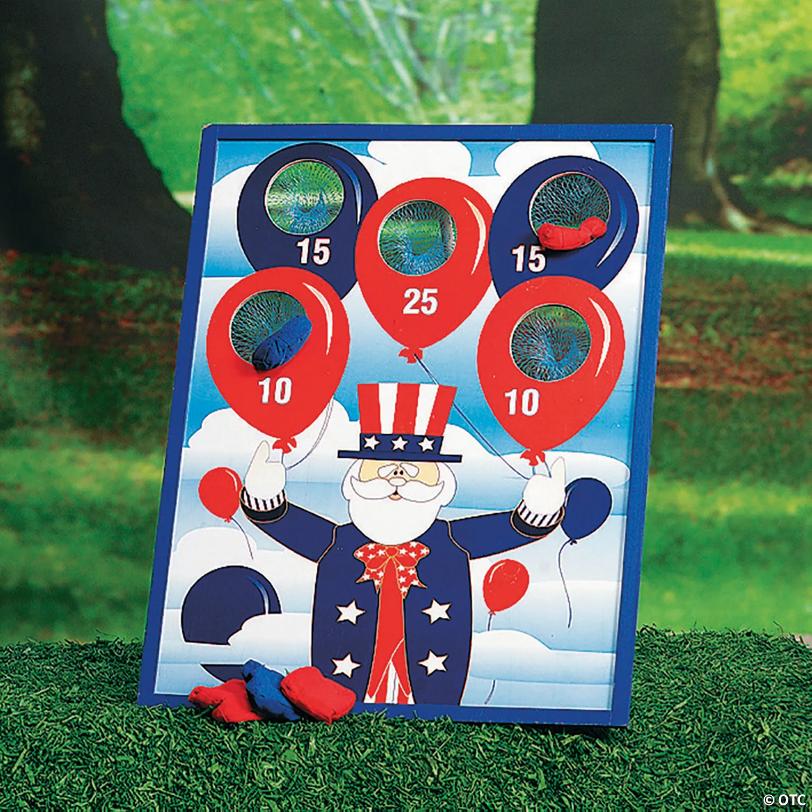 Patriotic Bean Bag Toss Game