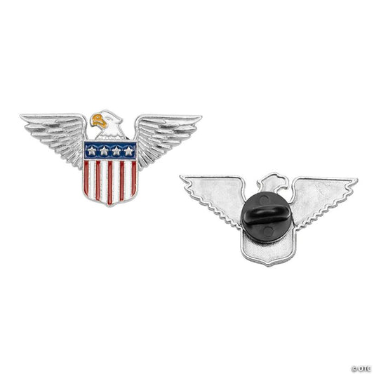 Patriotic Eagle Pins - 12 Pc.