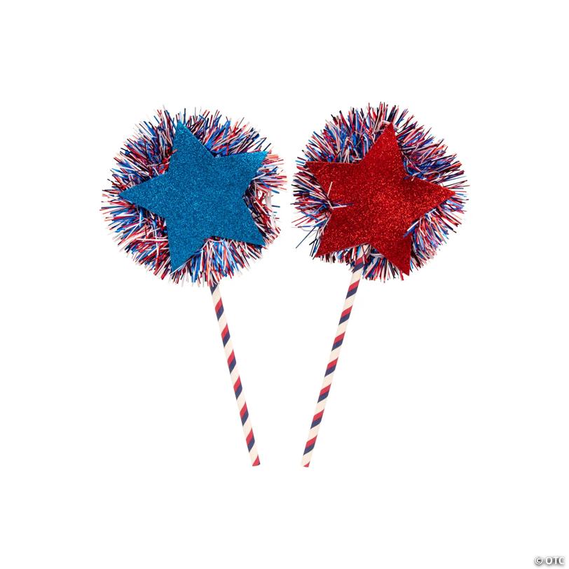 Patriotic Firecracker Wand Craft Kit - Makes 12