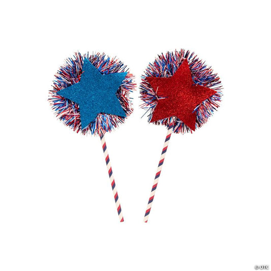 Patriotic Firecracker Wand Craft Kit - Makes 12