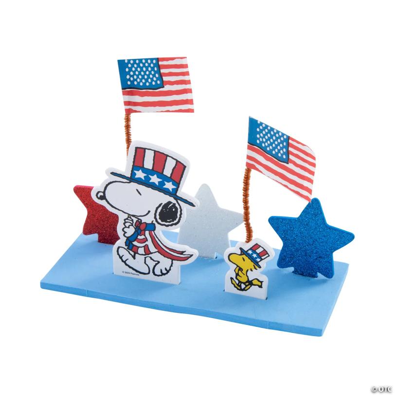 Patriotic Peanuts 3D Tabletop Craft Kit - Makes 12