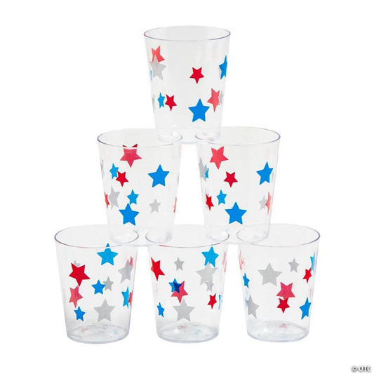 Patriotic Plastic Shot Glasses - 24 Pc.