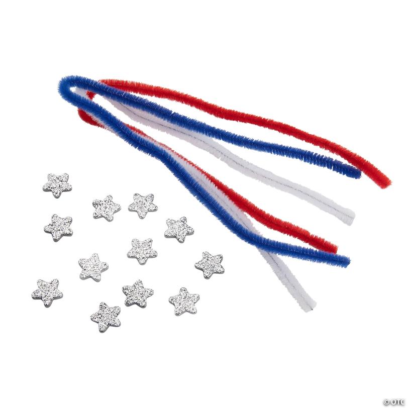 Patriotic Ring Craft Kit - Makes 12