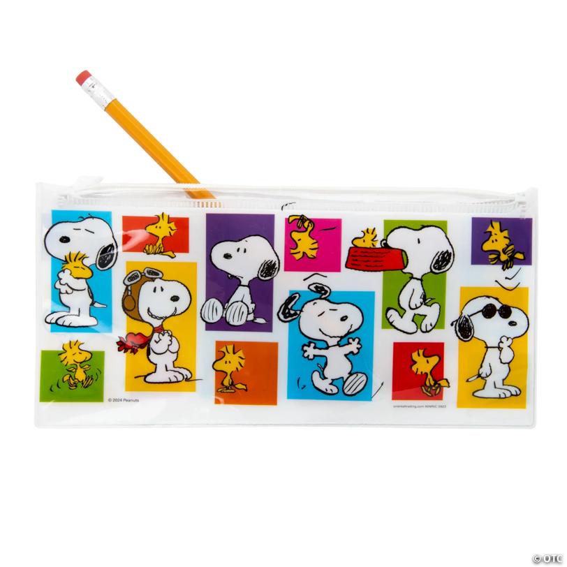 Peanuts Snoopy & Woodstock Pencil Cases - 12 Pc.