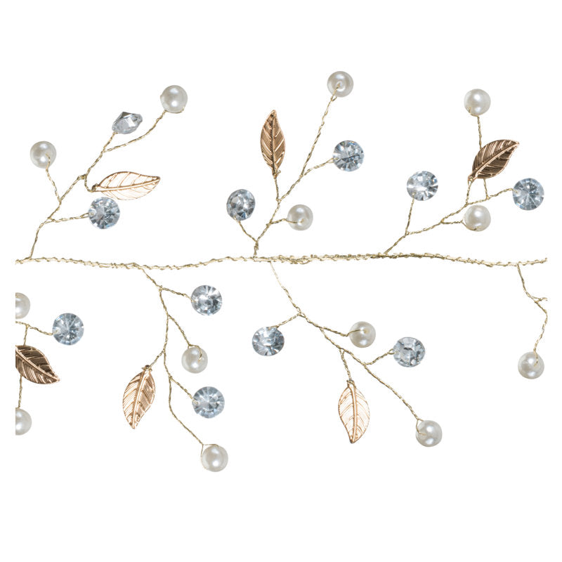 4 ft Fir Christmas Garland styled along a festive mantel
