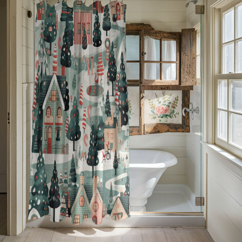 Peppermint Lane - Premium Shower Curtain