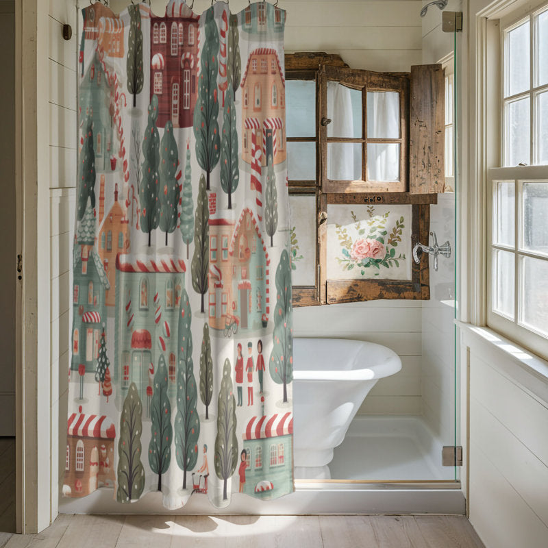 Peppermint Street - Premium Shower Curtain