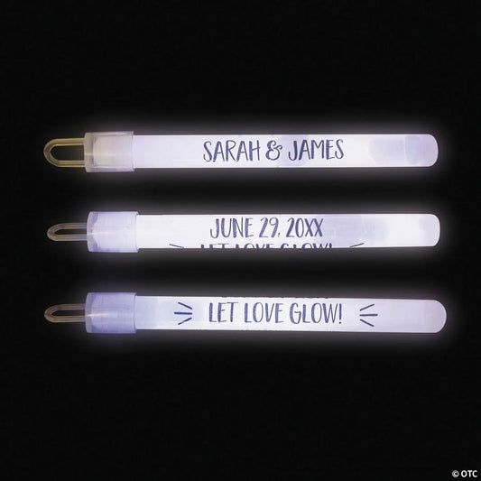 Personalized Glow Sticks - 12 Pc.