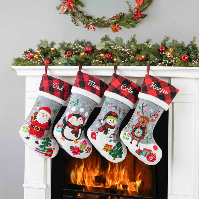 Personalized Snowman Stocking