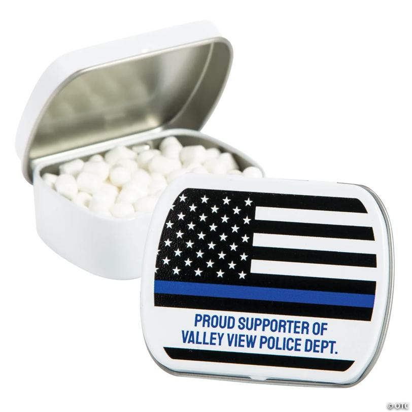 Personalized Thin Line Mint Tins - 24 Pc.