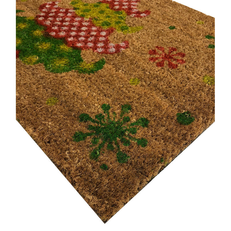 Petersen Non-Slip No Pattern Christmas Doormat