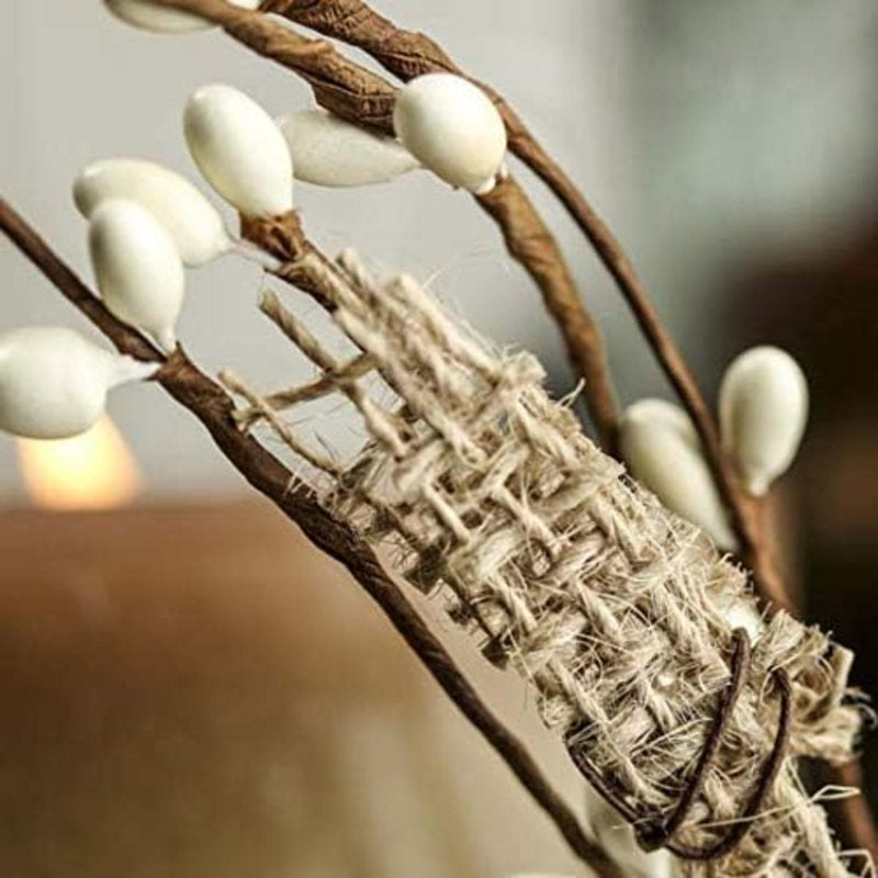 9 ft Pre-Lit Pine Christmas Garland styled along a festive mantel