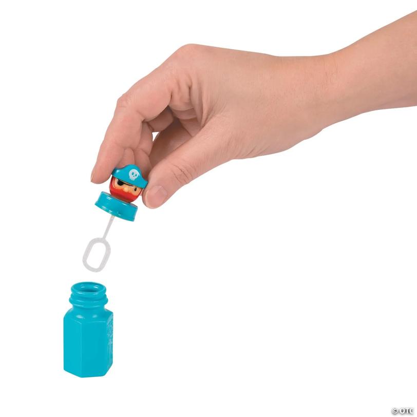 Pirate Character Bubbles - 12 Pc.