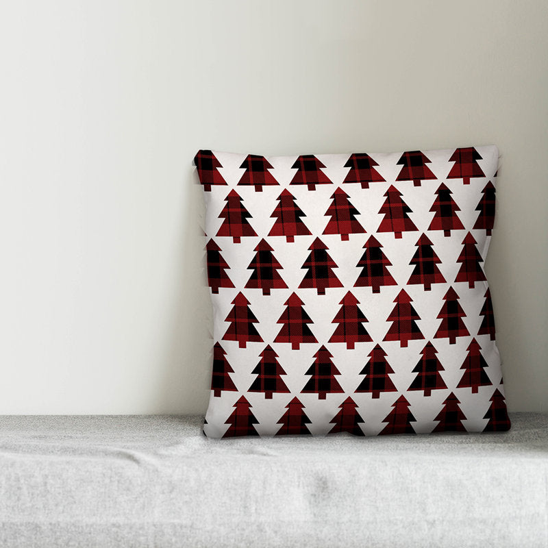 Plaid Reversible Throw Pillow