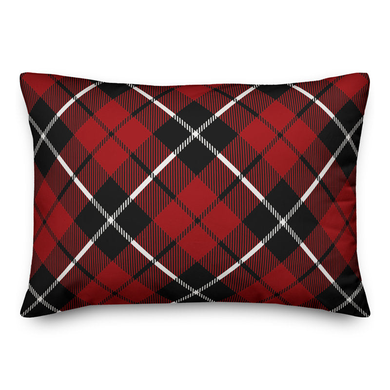 Plaid Throw Pillow