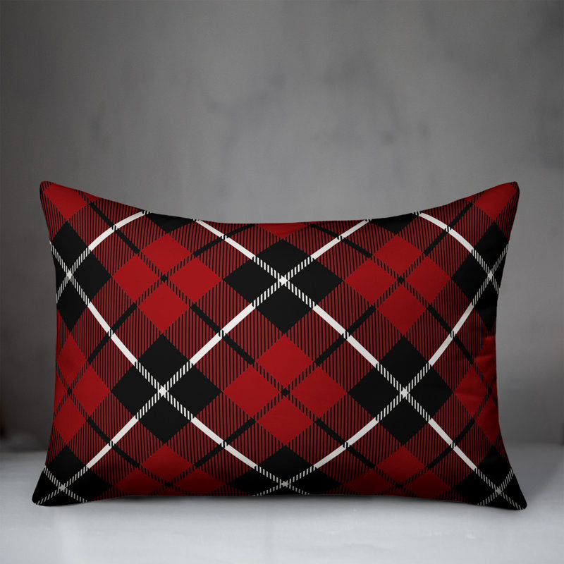 Plaid Throw Pillow
