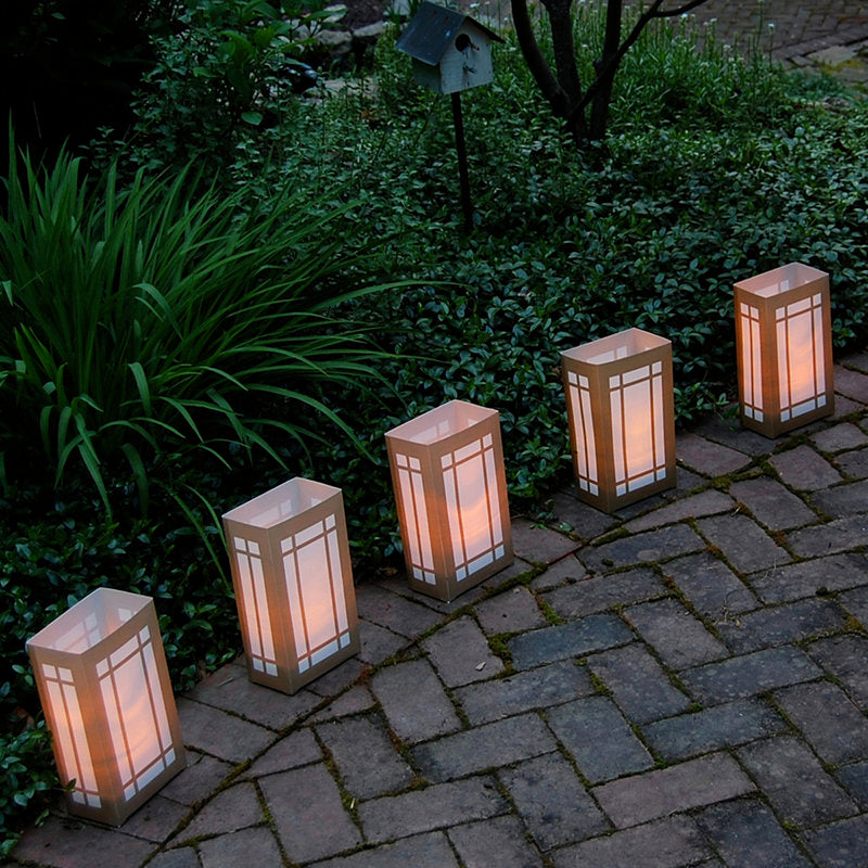 Plastic Luminaria Lanterns - 10 Count