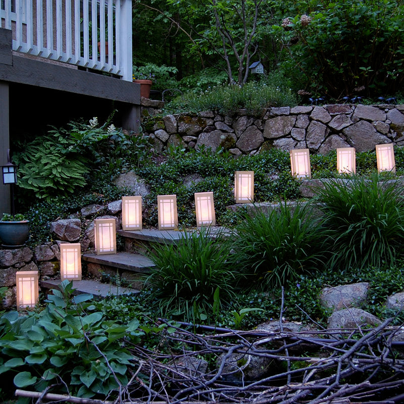 Plastic Luminaria Lanterns - 10 Count