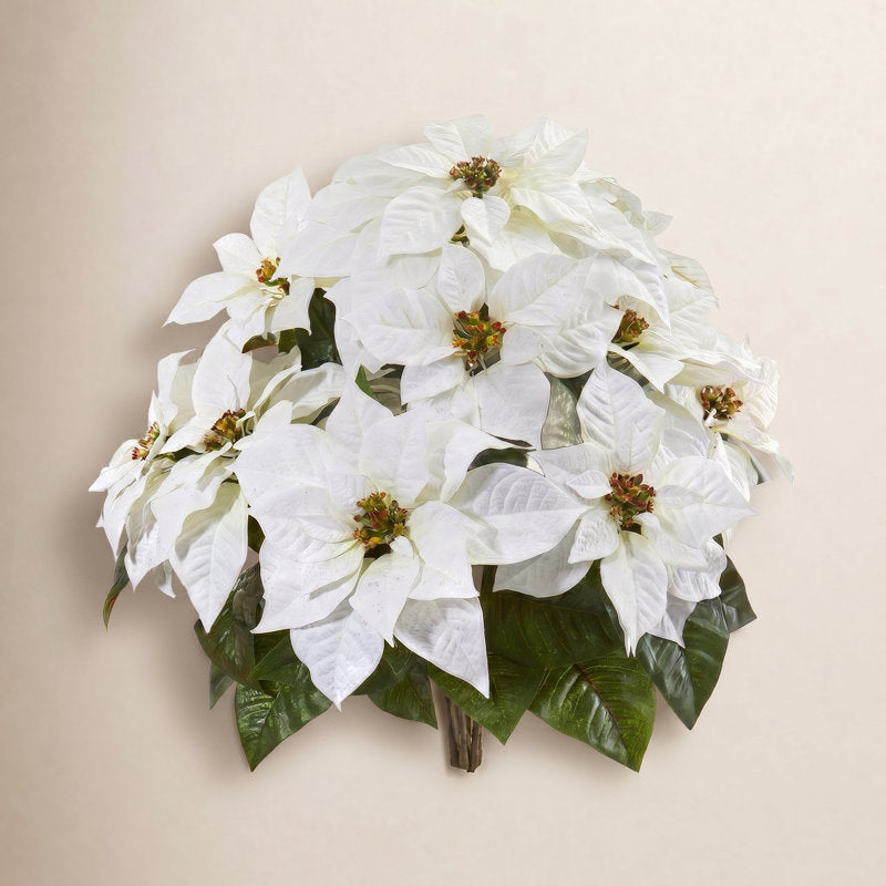 Poinsettia floral arrangement for Christmas