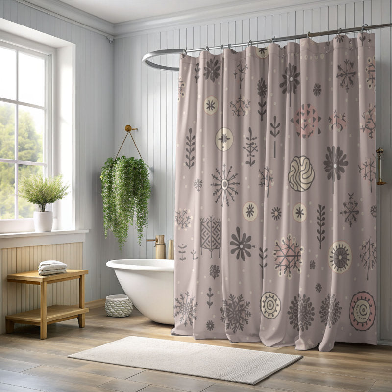 Polar Abstract Expression - Premium Shower Curtain