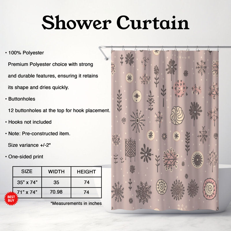 Polar Abstract Expression - Premium Shower Curtain