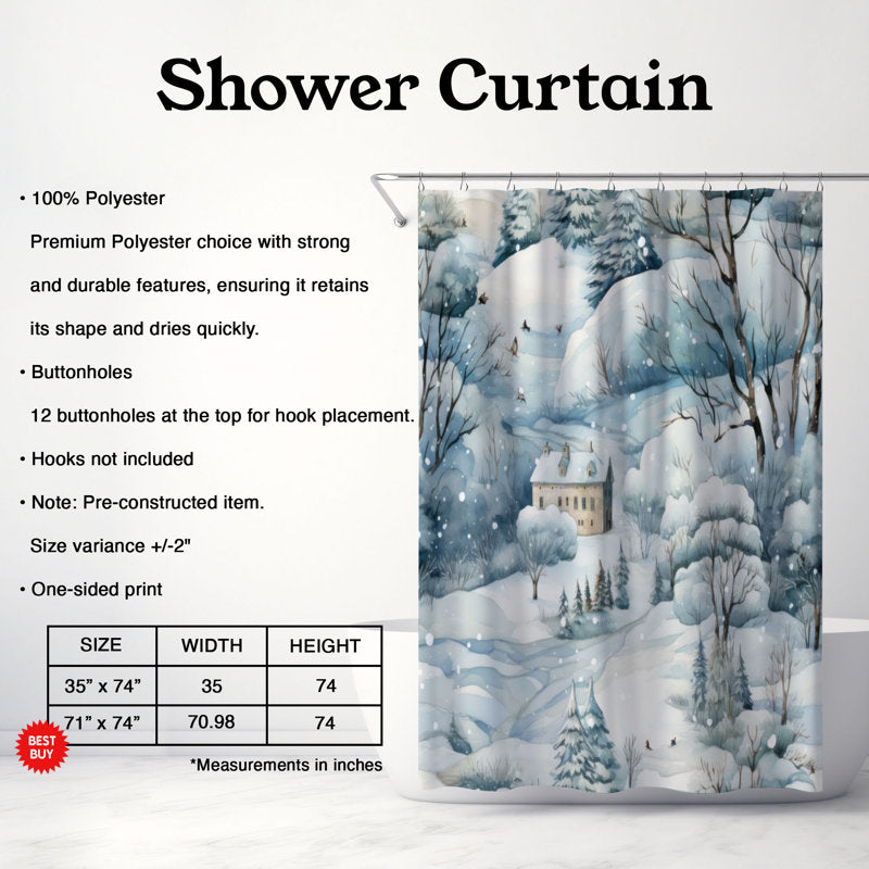 Polar Playground - Premium Shower Curtain