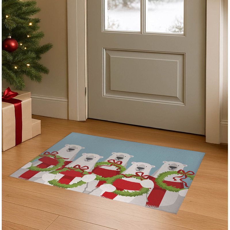 Polar bear Ultra-thin Indoor Doormat