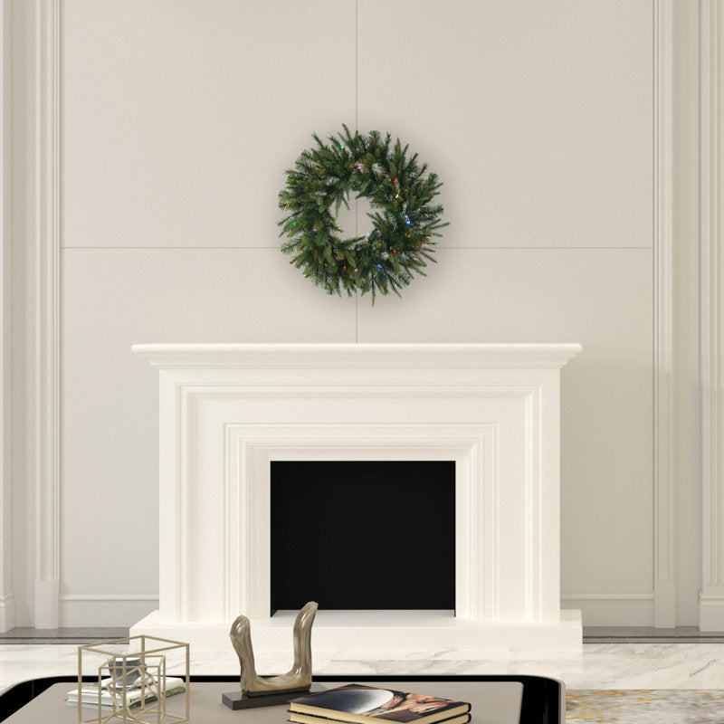 Artificial Christmas Wreath as a festive door display