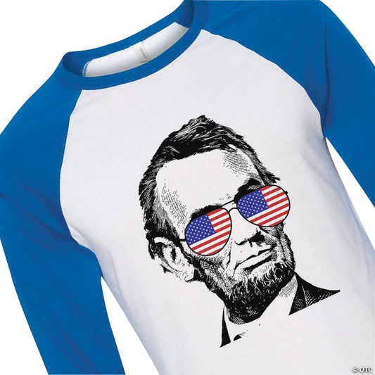 President Lincoln Adults Baseball T-Shirt