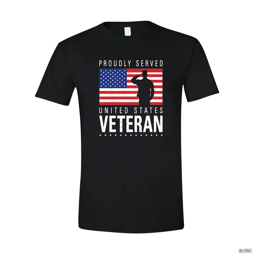 Proudly Served Veteran Adult’s T-Shirt